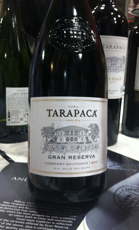 Tarapaca Chilean wine